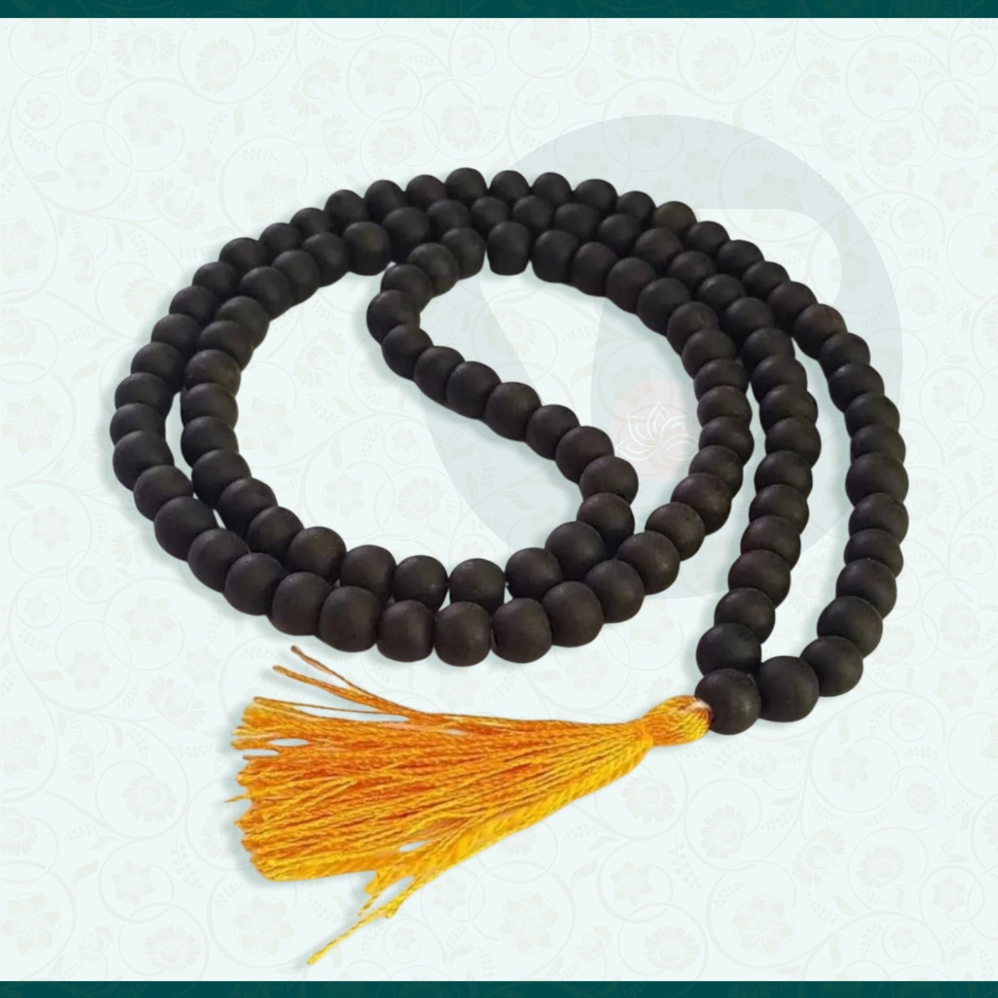 VastuCart Karungali Malai Original 108 Beads – Certified Pure Ebony Wood Mala for Spiritual Protection, Jap, Meditation – Beautifully POLISHED Karungali Mala of Natural 